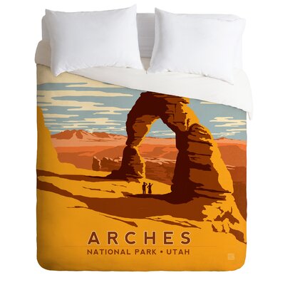 Arches Duvet Cover Set East Urban Home Size King