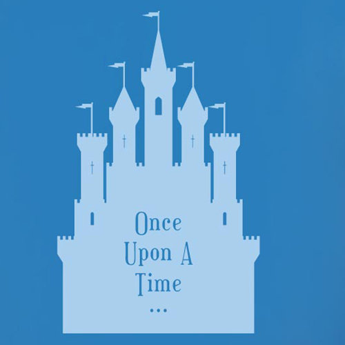 Once Upon A Time - Fairytale Castle Wall Sticker East Urban Home Colour: Pink