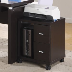 2-Drawer Mobile Filing Cabinet