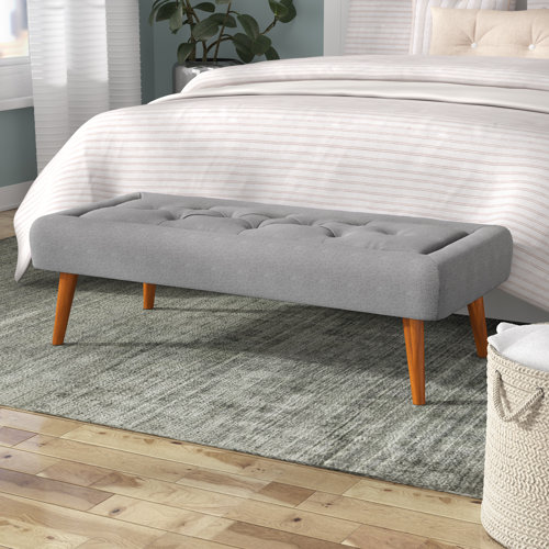 Langley Street Aurelius Upholstered Bench Reviews Wayfair