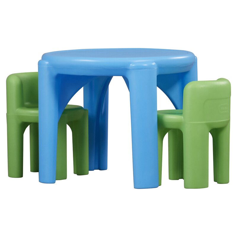 little tikes table and 2 chairs