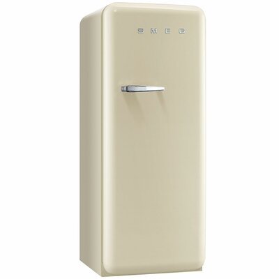 SMEG 9.2 cu. ft. All- Refrigerator with Ice Compartment Color: Cream, Handle Location: Left