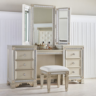 Go to store & view more images Fairfax Home Collections Tiffany Vanity with Mirror