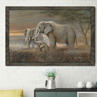 Wooden Elephant Ethnic 7.5 x 7.5 Photograph African Design Photo Frame 