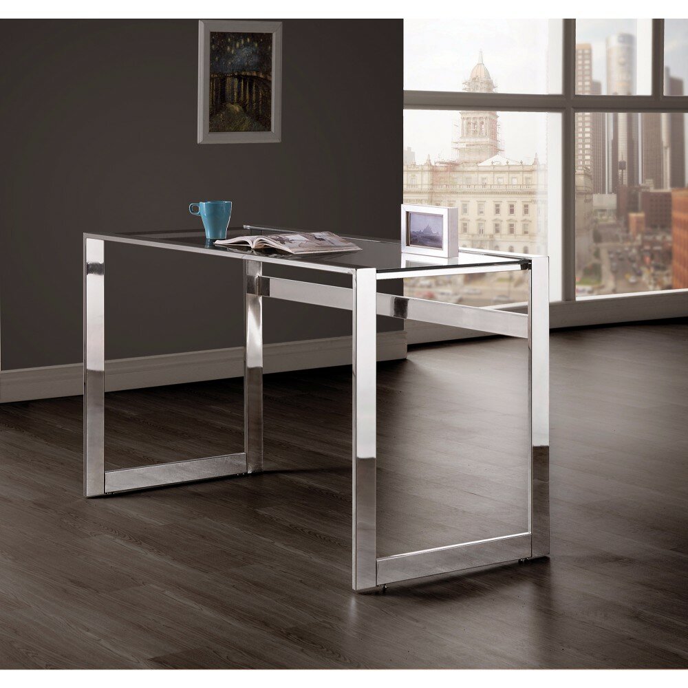 Latitude Run Barben Elegantly Charmed Metal Desk Reviews Wayfair