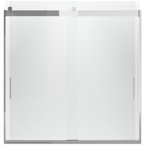 Levity 39'' x 79'' Double Sliding Panel for Shower Door with CleanCoatu00ae Technology