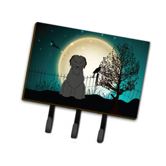 The Holiday Aisle Contemporary Halloween Scary Wire Haired Dachshund Leash Or Key Holder Wayfair