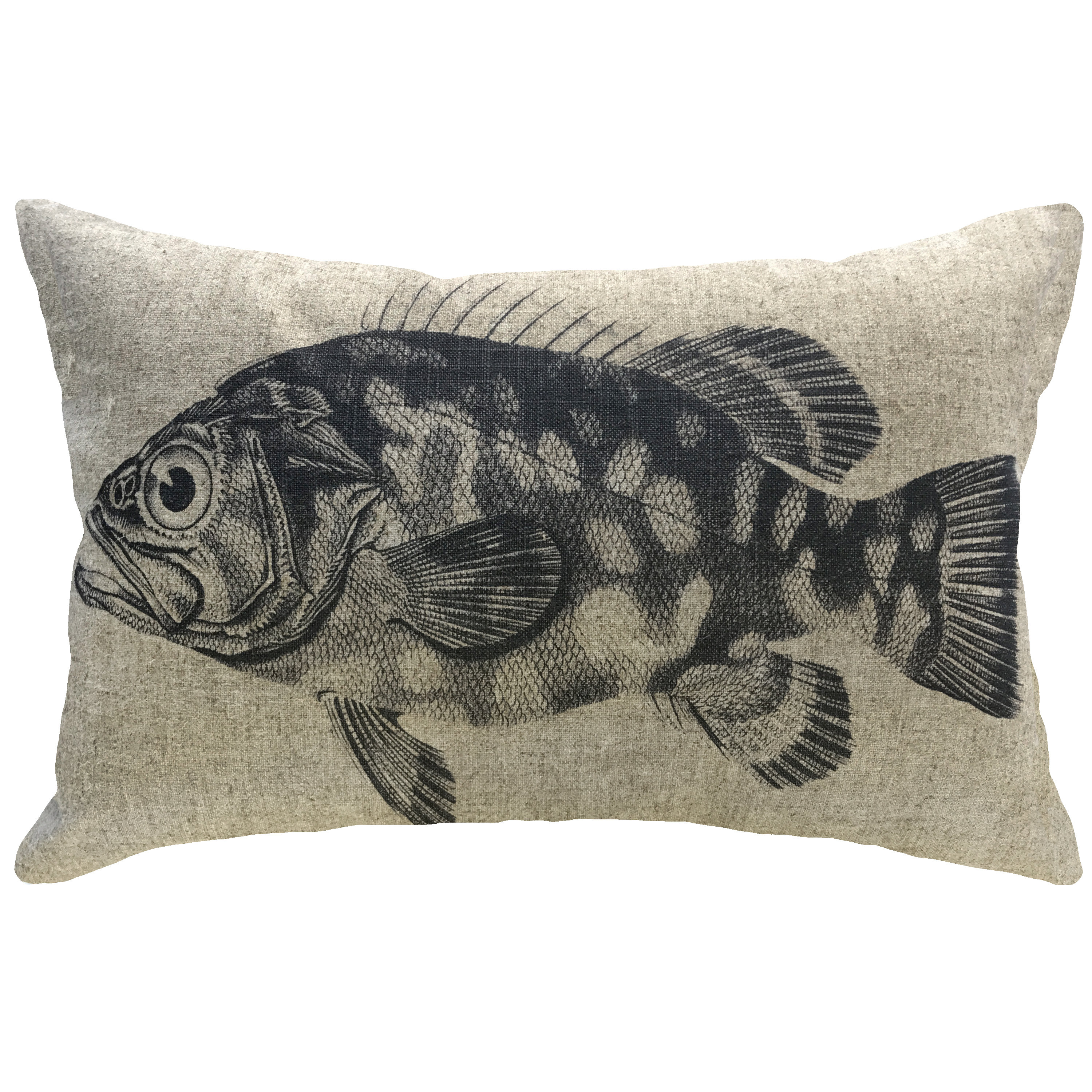 fish lumbar pillow