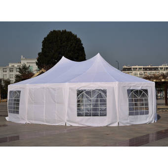 Outsunny 29 Ft W X 21 Ft D Steel Party Tent Reviews Wayfair