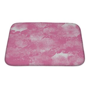 Art Primo Abstract Watercolor in Impressionism Style Bath Rug