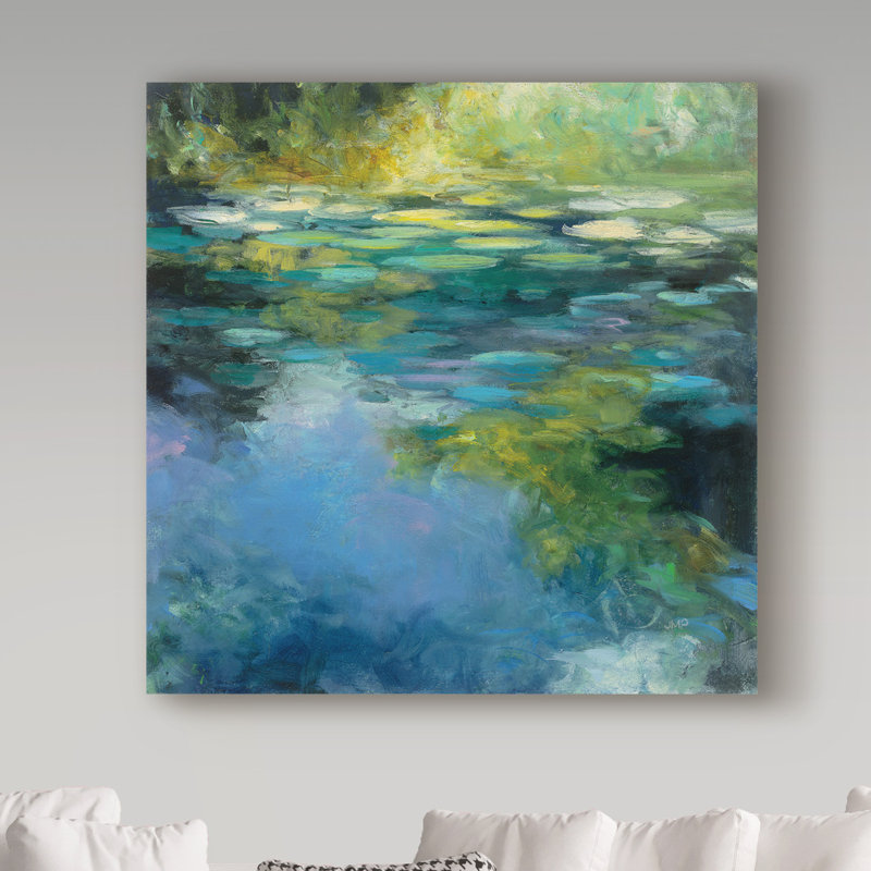 Winston Porter Water Lilies Iii Acrylic Painting Print On