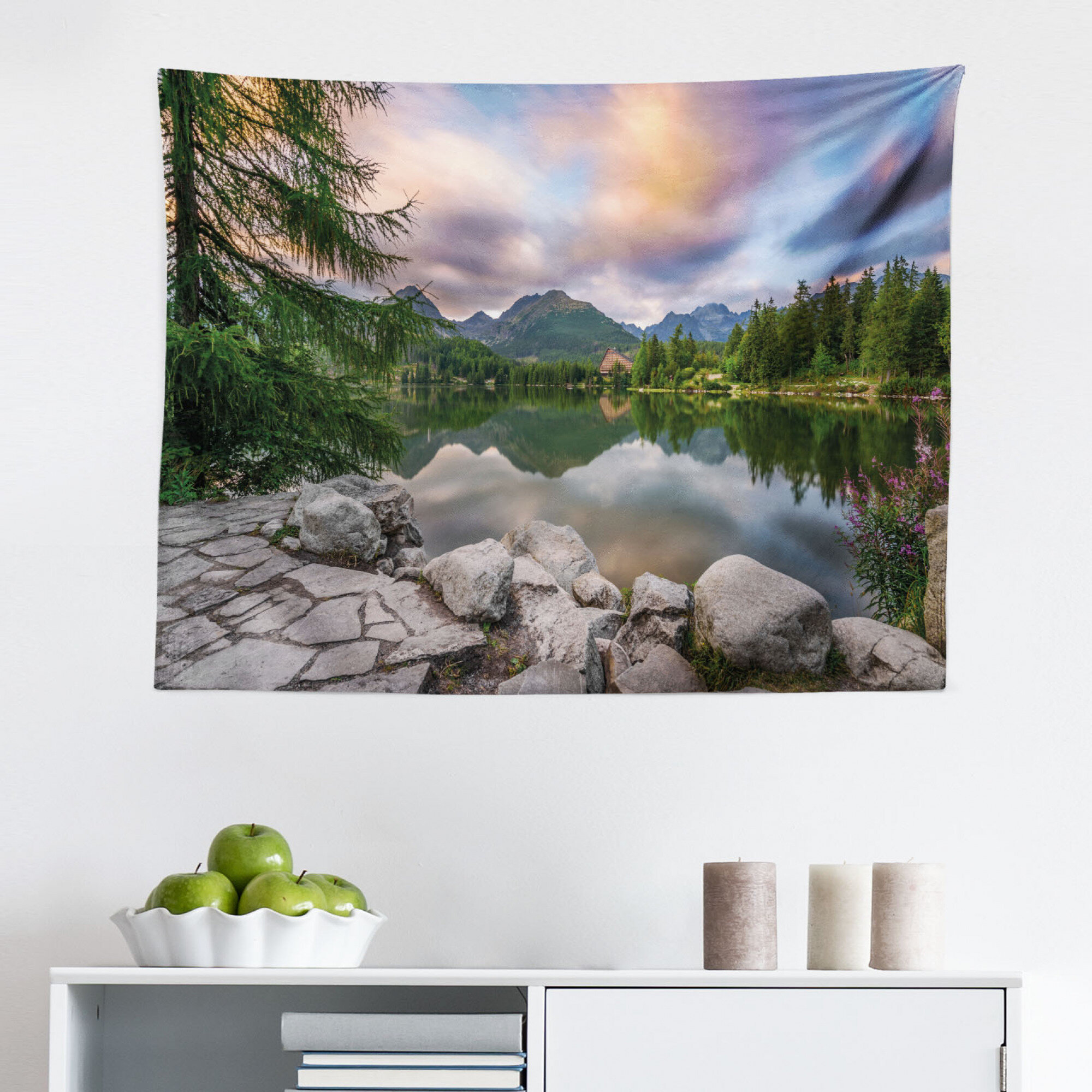 Jungle Lagoon For Living Room Bedroom Decor Tapestry Lagoon Wall Tapestry 
