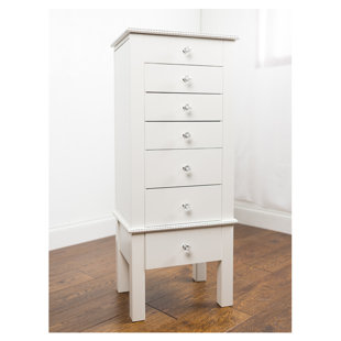 Go to store & view more images Alcott Hill Dylon Tiffany Jewelry Armoire