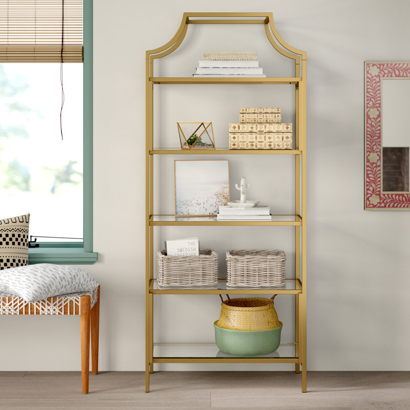 Mistana Damon Etagere Bookcase Reviews Wayfair