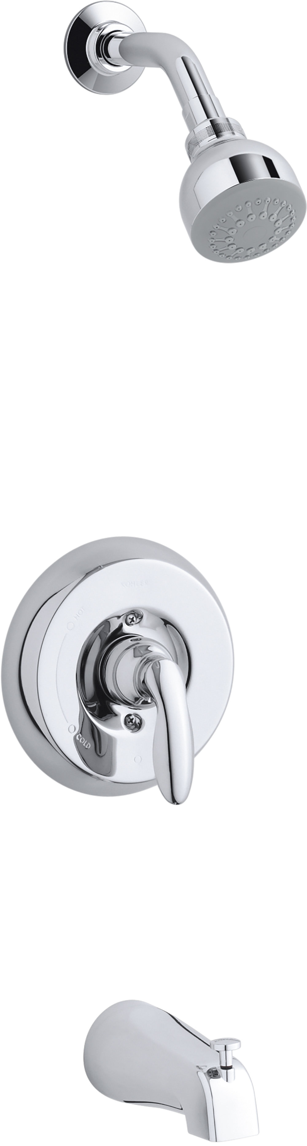 Kohler Coralais RiteTemp Bath and Shower Valve Trim with Lever Handle
