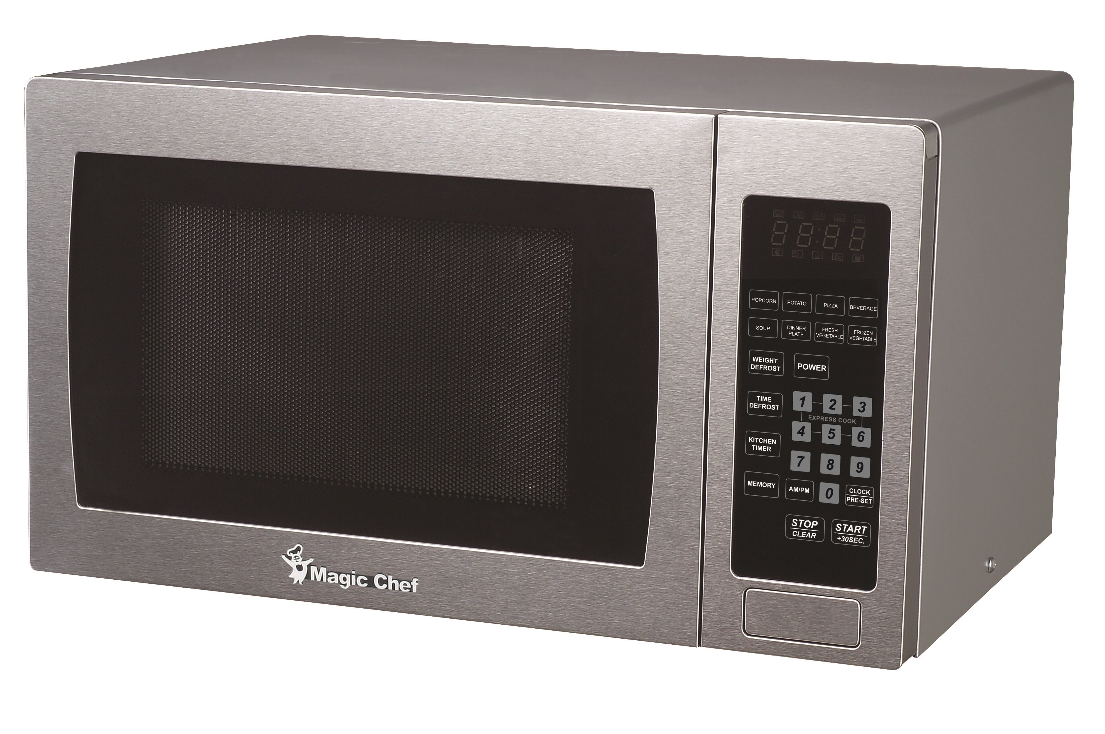 900-watt Microwave with Digital Touch Magic Chef 0.9 cu ft Stainless