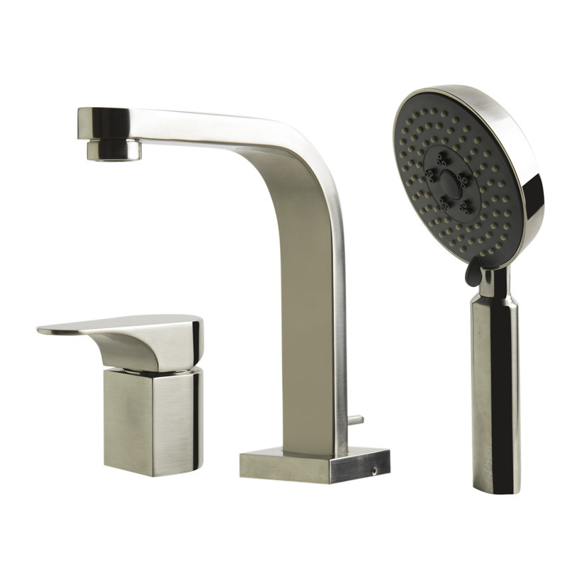 Alfi Brand Single Handle Deck Mounted Roman Tub Faucet ...