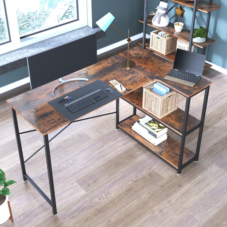 Inbox Zero Bestier Computer LShape Desk & Reviews Wayfair