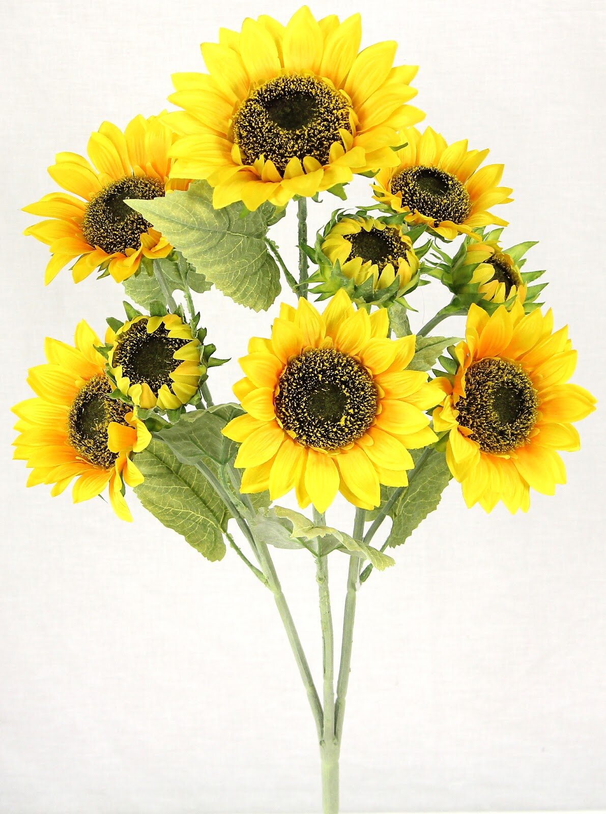 August Grove 3 Artificial Blooms Sunflower Bush Wayfair