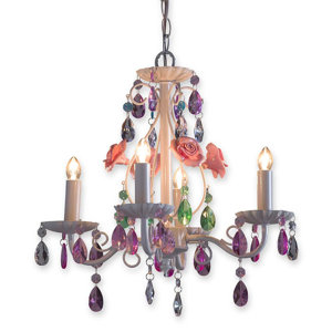 Secret Garden 4-Light Candle-Style Chandelier