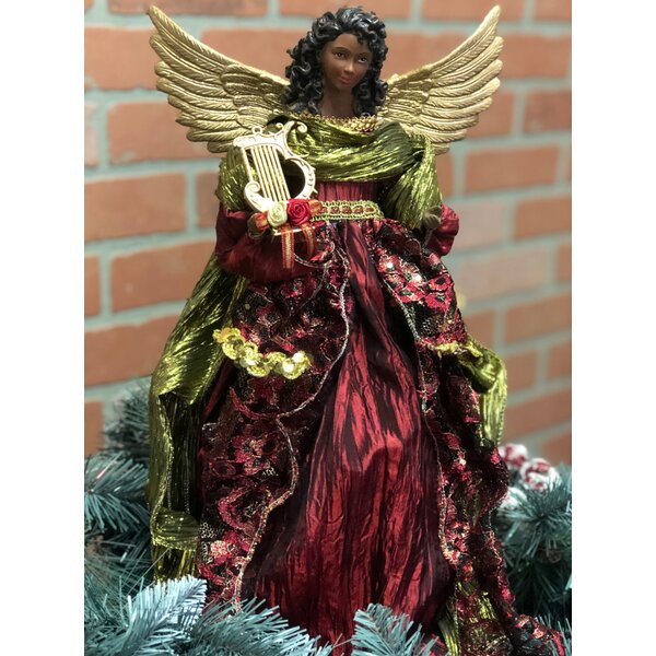 African American Mermaid Christmas/ Everyday Ornament Purple