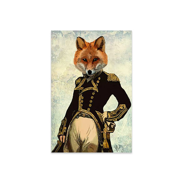 Trinx Admiral Fox by - Unframed Graphic Art | Wayfair