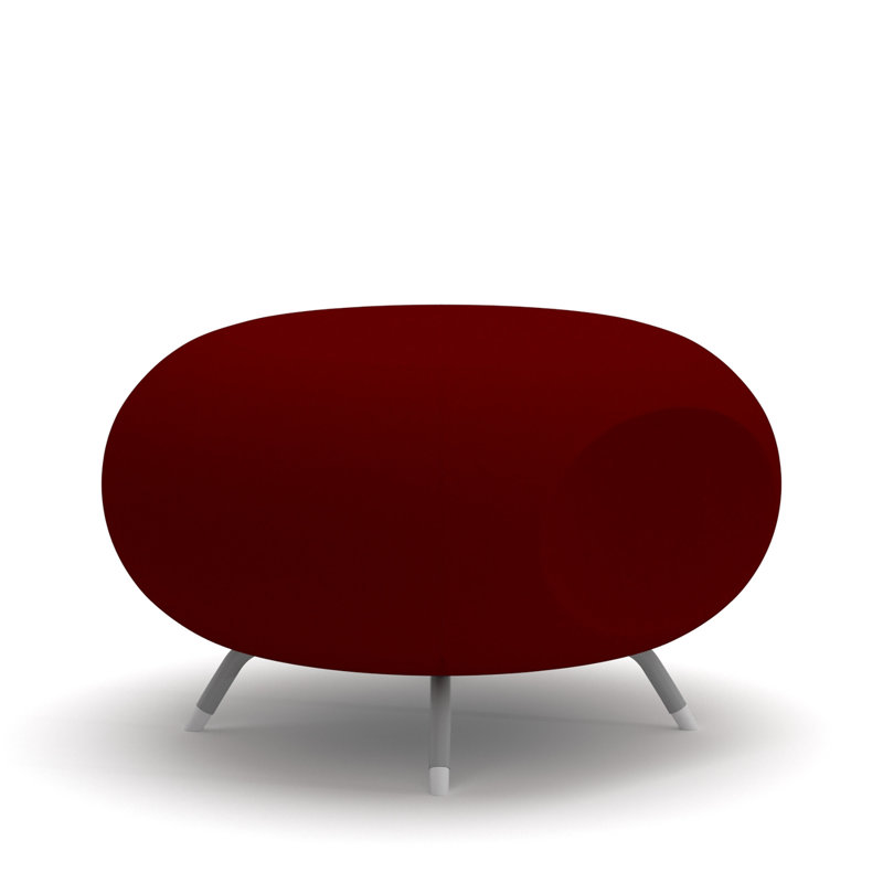 Pebble Scalloped Ottoman