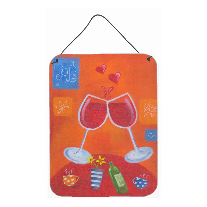 Caroline S Treasures Wine Toast Cheers By Sarah Latham Painting