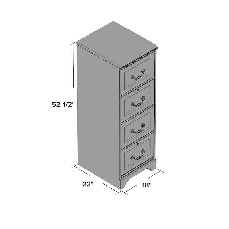 Darby Home Co Smithville 4 Drawer File Cabinet Reviews Wayfair
