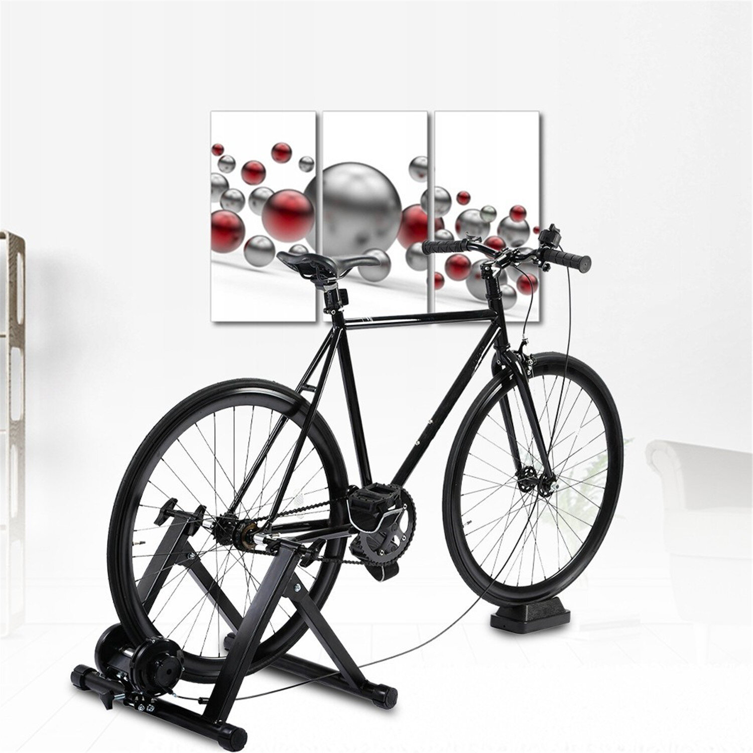 rear wheel bike stand trainer