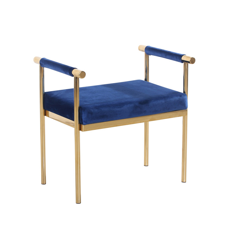 Mercer41 Oldene Upholstered Bench With Velveteen Seat Reviews