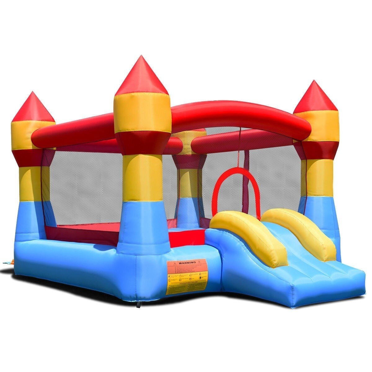 Bounce House Castle Inflatable Bouncer without Blower Outdoor Kids Fun Play Toy