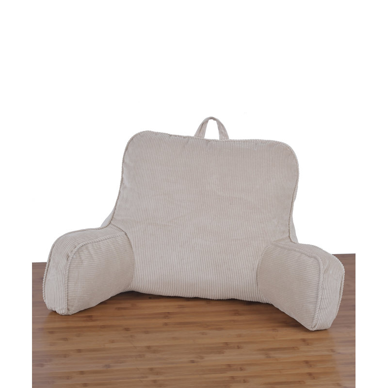 Ebern Designs Kenny Corduroy Lounger Cotton Backrest Pillow