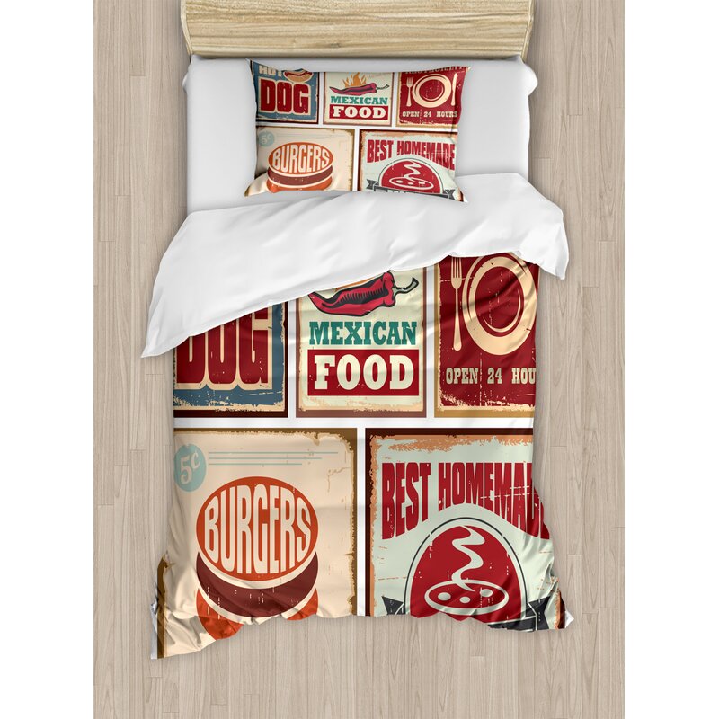 East Urban Home Retro Duvet Cover Set Wayfair