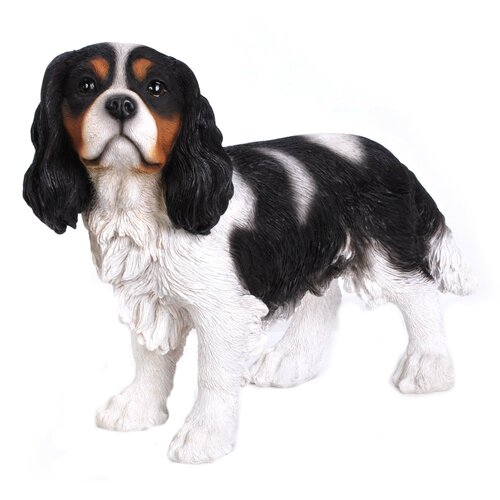 Sitting King Charles Puppy Statue