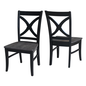 Phoenix Solid Wood Dining Chair (Set of 2) by Red Barrel Studio