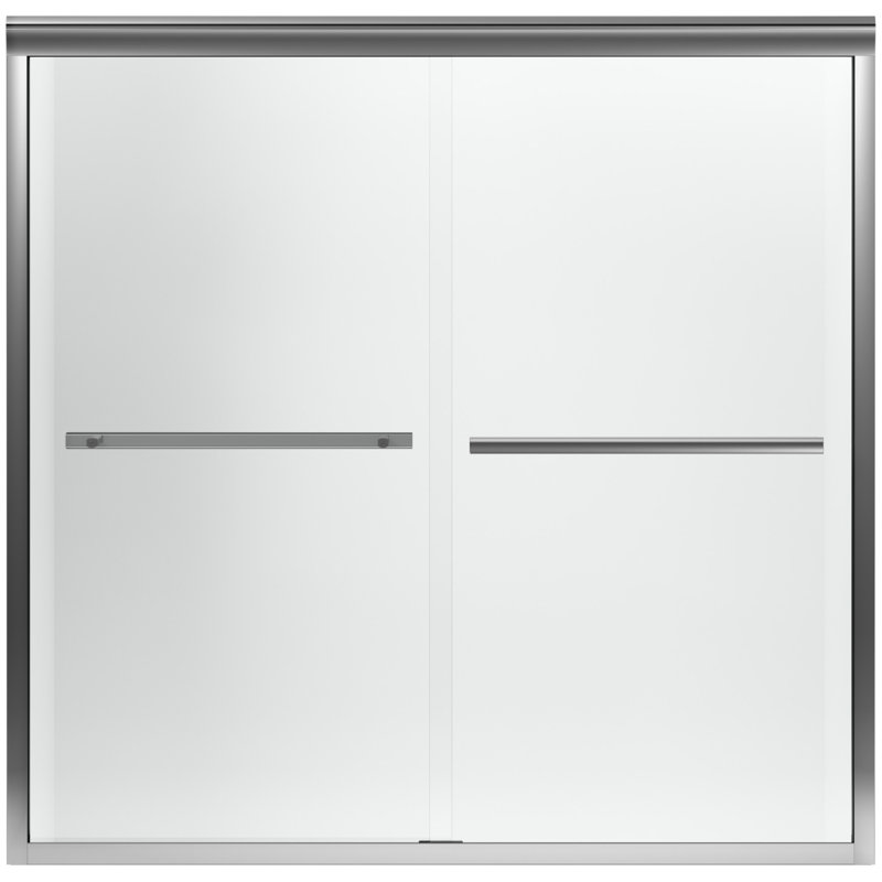 K 709062 L Shp Abz Kohler Gradient 59 63 X 58 06 Double Sliding Bath Door With Cleancoat Technology Wayfair