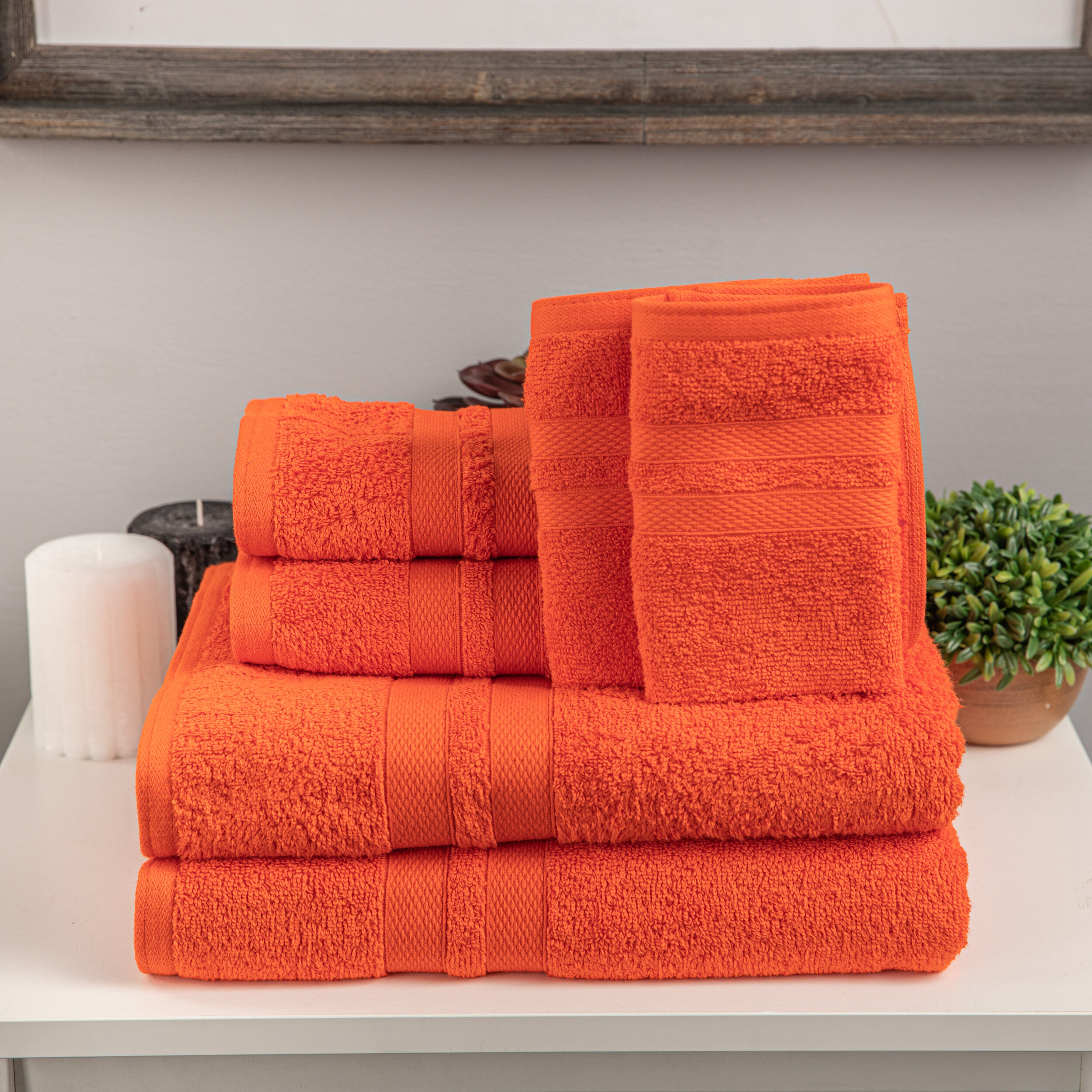 Orange Bath Towels You Ll Love In 2021 Wayfair