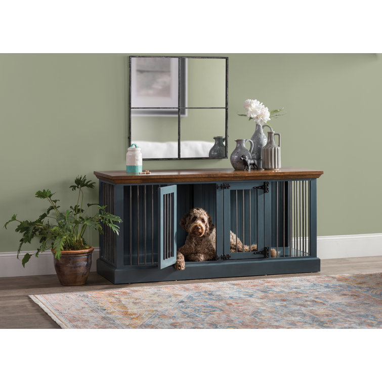 double wide pet crate