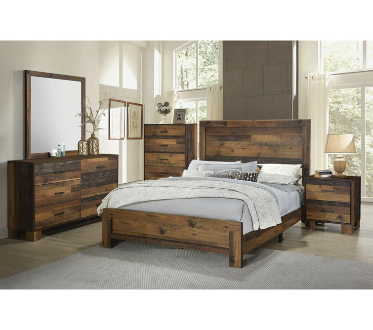 Millwood Pines Lakewood Platform 5 Piece Bedroom Set | Wayfair