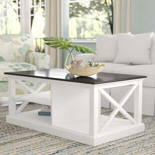 Vinewood Solid Wood Floor Shelf 1 Coffee Table By Beachcrest Home