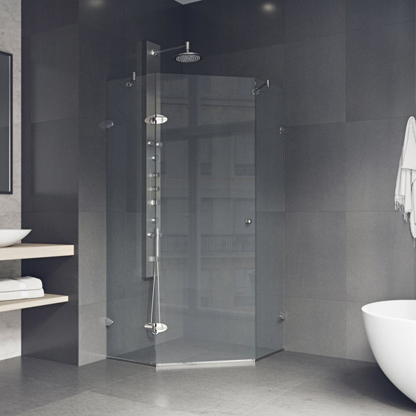 Vigo Verona 42 X 73 37 Neo Angle Hinged Shower Enclosure