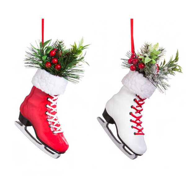 Plastic Ice Skate Ornament Accessory Set - Plastic Ice Skate Ornament Accessory Set
