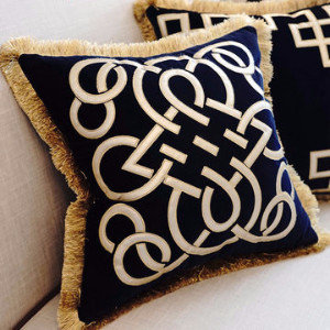 G Home Collection Louvre Embellished Throw Pillow Wayfair