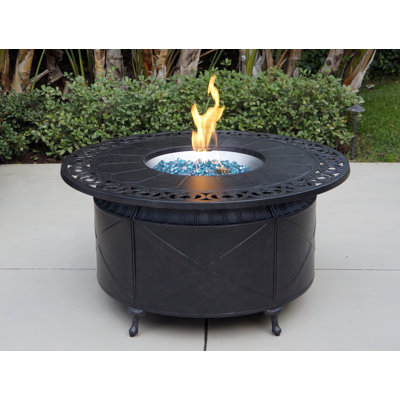 Aluminum Propane Fire Pit Table Achomepatio