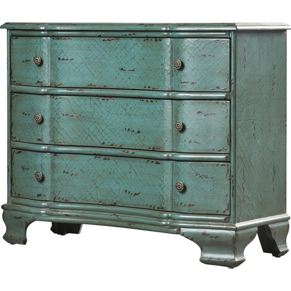 Mistana Dominick 3 Drawer Crackle Accent Chest Reviews Wayfair