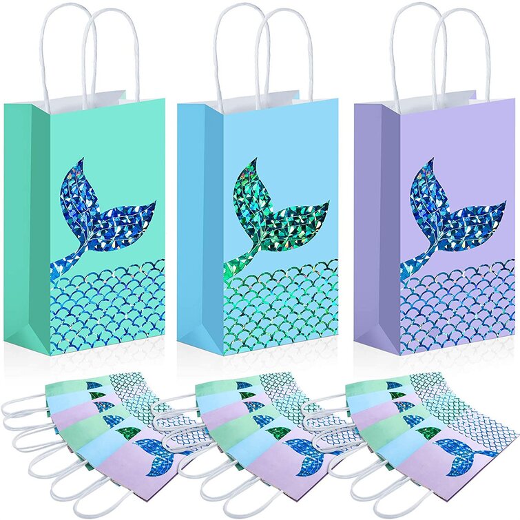 Mermaid favor bags Mermaid party bags set Mermaid party favors bags Mermaid party bags Mermaid gift bags for party Mermaid party