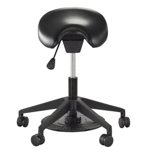 Gassaway Saddle Seat Height Adjustable Lab Stool by Latitude Run