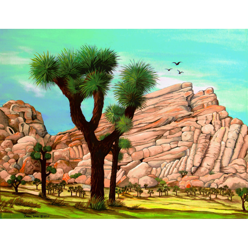 Red Barrel Studio Joshua Tree National Park Acrylic Painting