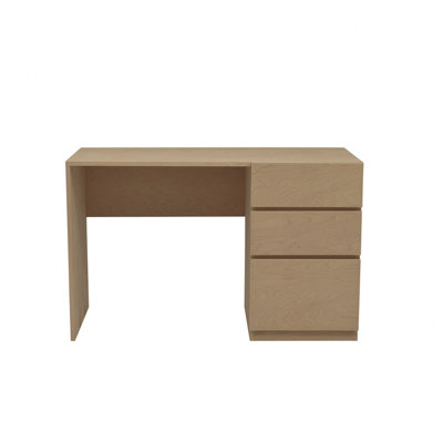 Urban Basics Computer Desk Urbangreen Furniture Wood Veneer Cherry Finish Unfinished